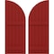 Ekena Millwork Americraft 6-Board (2 Batten) Wood Joined Board-n-Batten Shutters w/ Arch Top, ARW101BQ621X77BRH, PR ARW101BQ621X77BRH - alternate 1